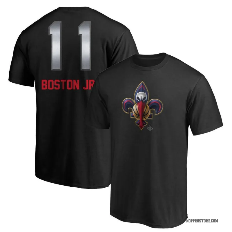 Brandon Boston Men's Black New Orleans Pelicans Midnight Mascot T-Shirt