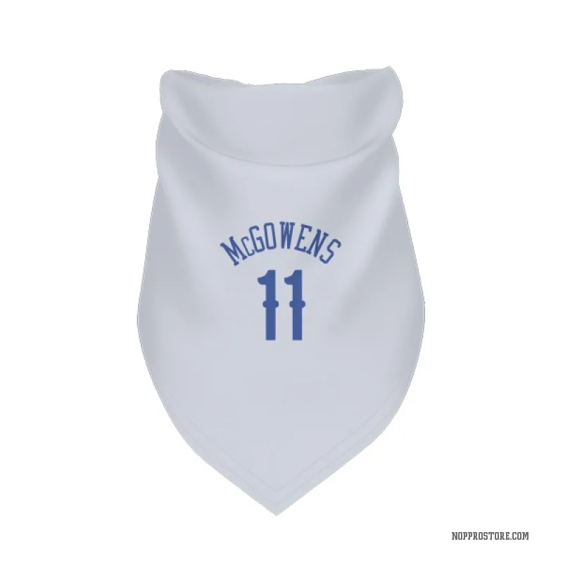 Bryce McGowens  Blue New Orleans Pelicans   White  Cat & Dog Pet Bandana
