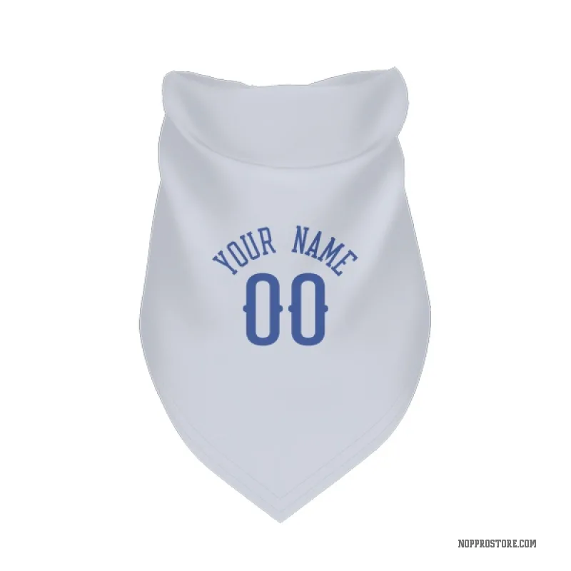 Custom  Blue New Orleans Pelicans  White  Cat & Dog Pet Bandana