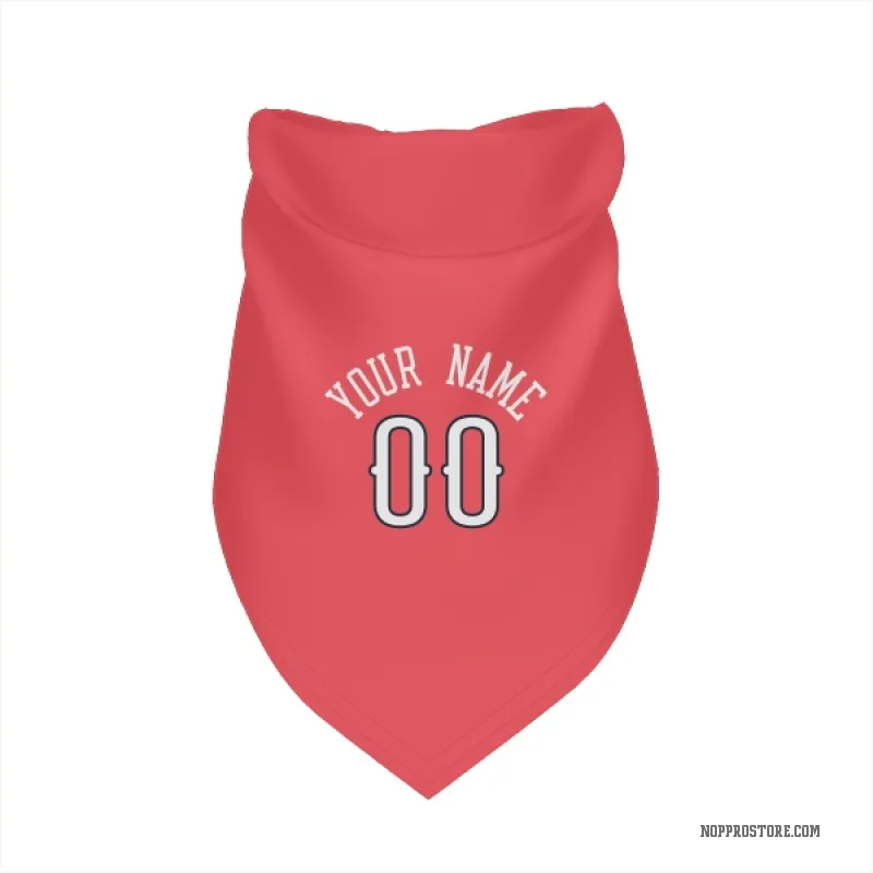 Custom  Red New Orleans Pelicans   Cat & Dog Pet Bandana
