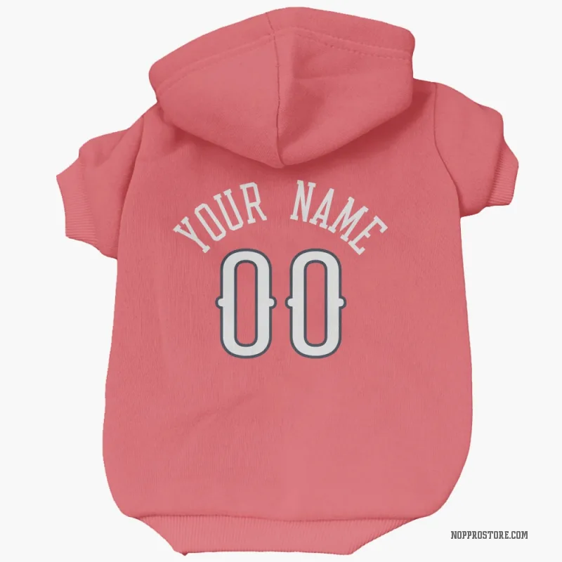 Custom  Red New Orleans Pelicans   Cat & Dog Pet Hoodie