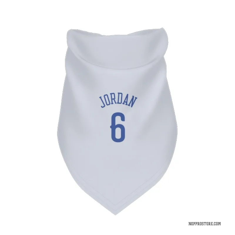 DeAndre Jordan  Blue New Orleans Pelicans   White  Cat & Dog Pet Bandana
