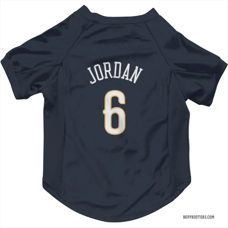 DeAndre Jordan  Navy New Orleans Pelicans  Cat & Dog Pet Jersey