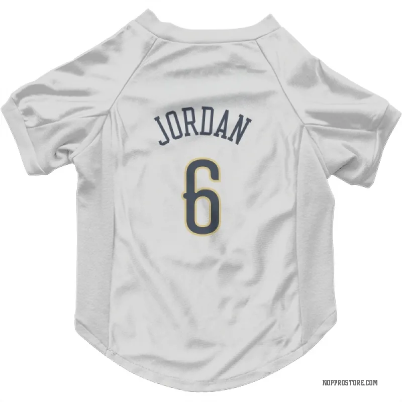 DeAndre Jordan  White New Orleans Pelicans  Cat & Dog Pet Jersey