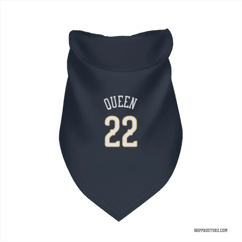 Derik Queen  Navy New Orleans Pelicans  Cat & Dog Pet Bandana