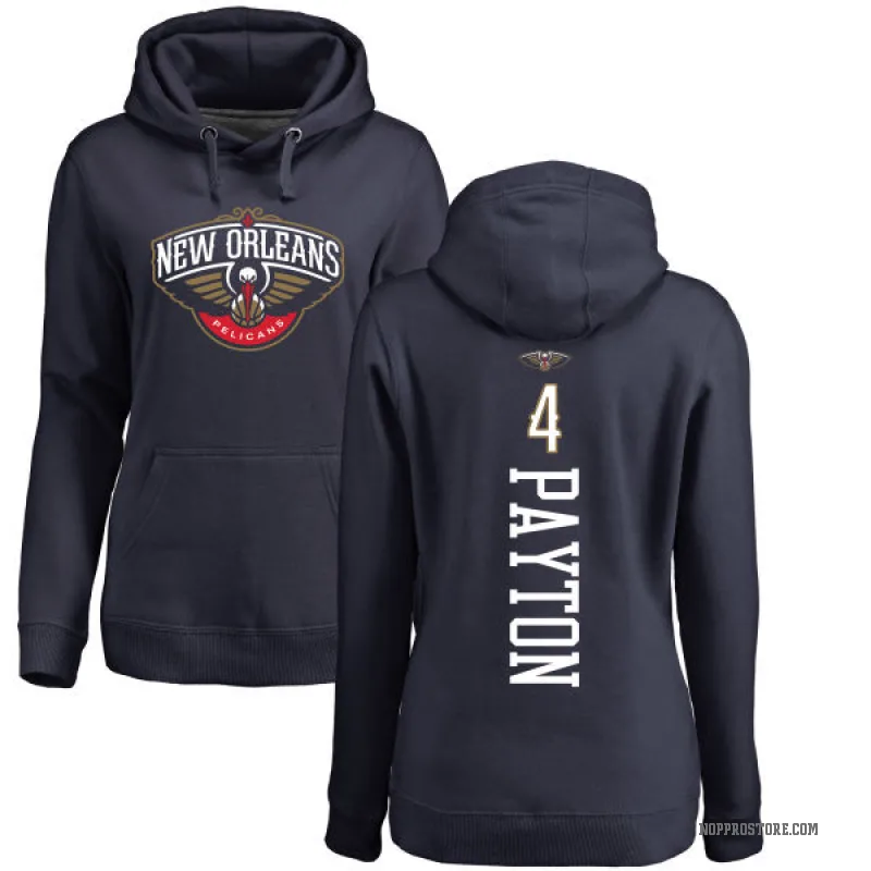Elfrid Payton Women's Navy New Orleans Pelicans Branded Backer Pullover Hoodie