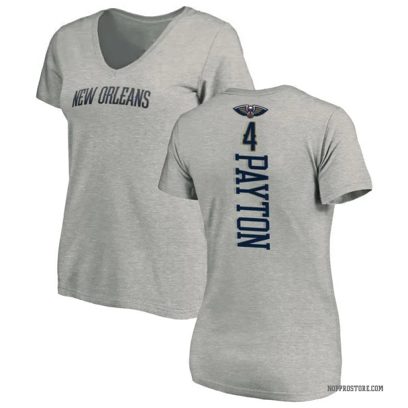 Elfrid Payton Women's New Orleans Pelicans Ash Backer T-Shirt
