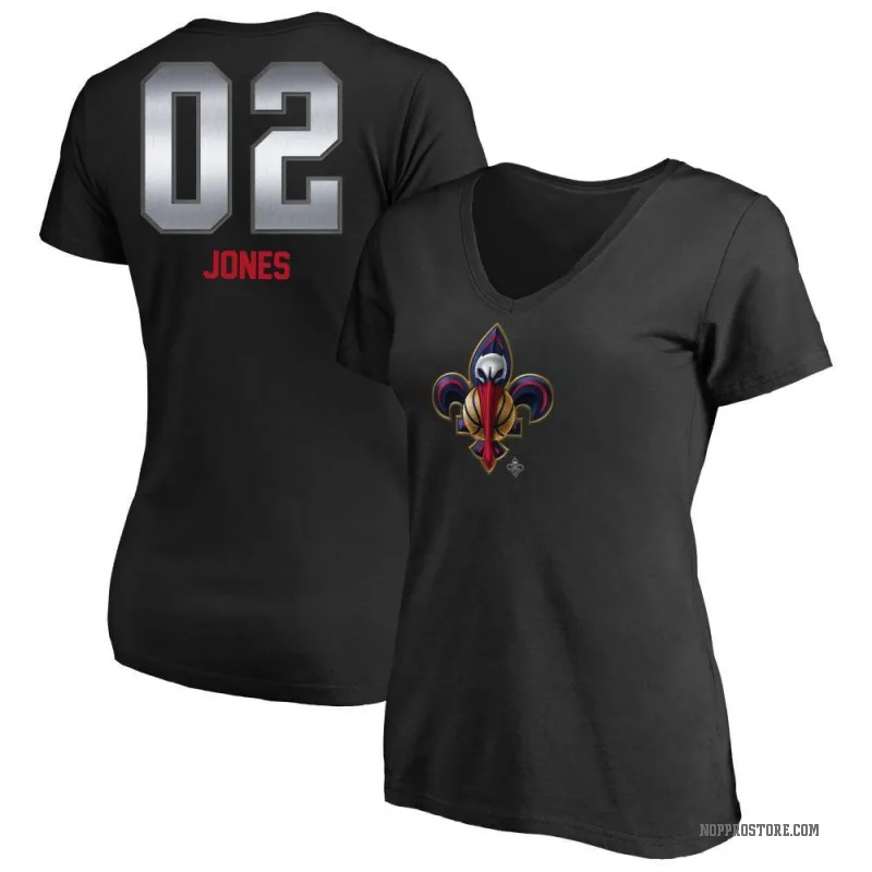 Herbert Jones Women's Black New Orleans Pelicans Midnight Mascot T-Shirt