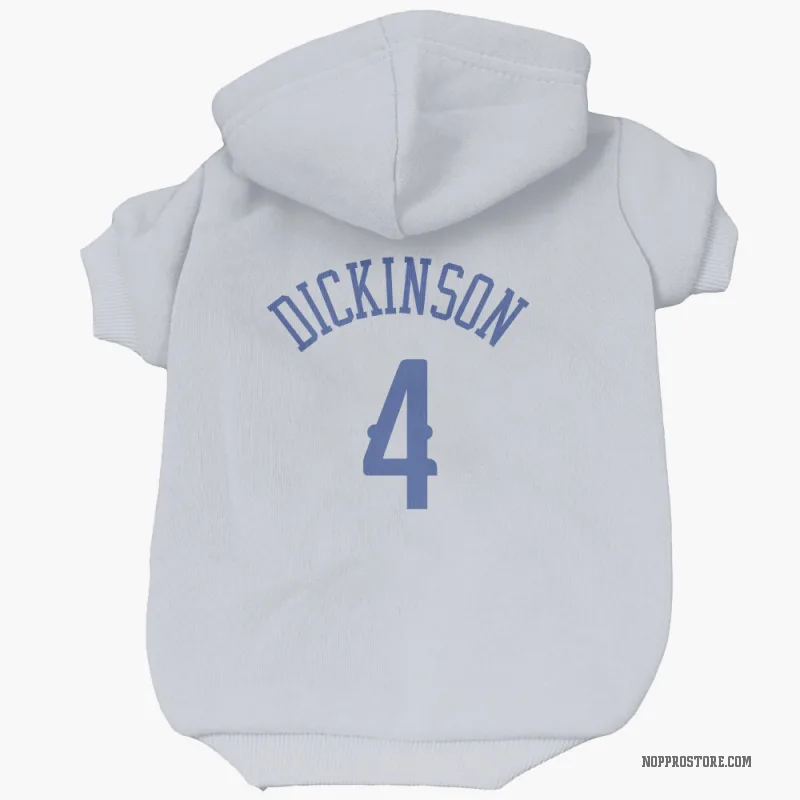 Hunter Dickinson  Blue New Orleans Pelicans   White  Cat & Dog Pet Hoodie