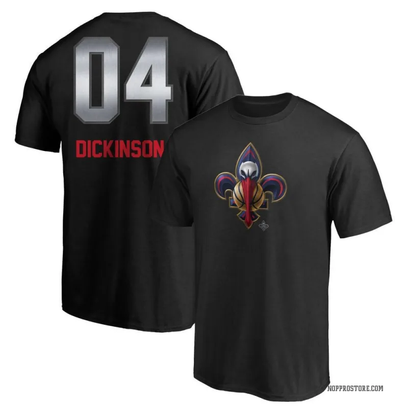 Hunter Dickinson Men's Black New Orleans Pelicans Midnight Mascot T-Shirt