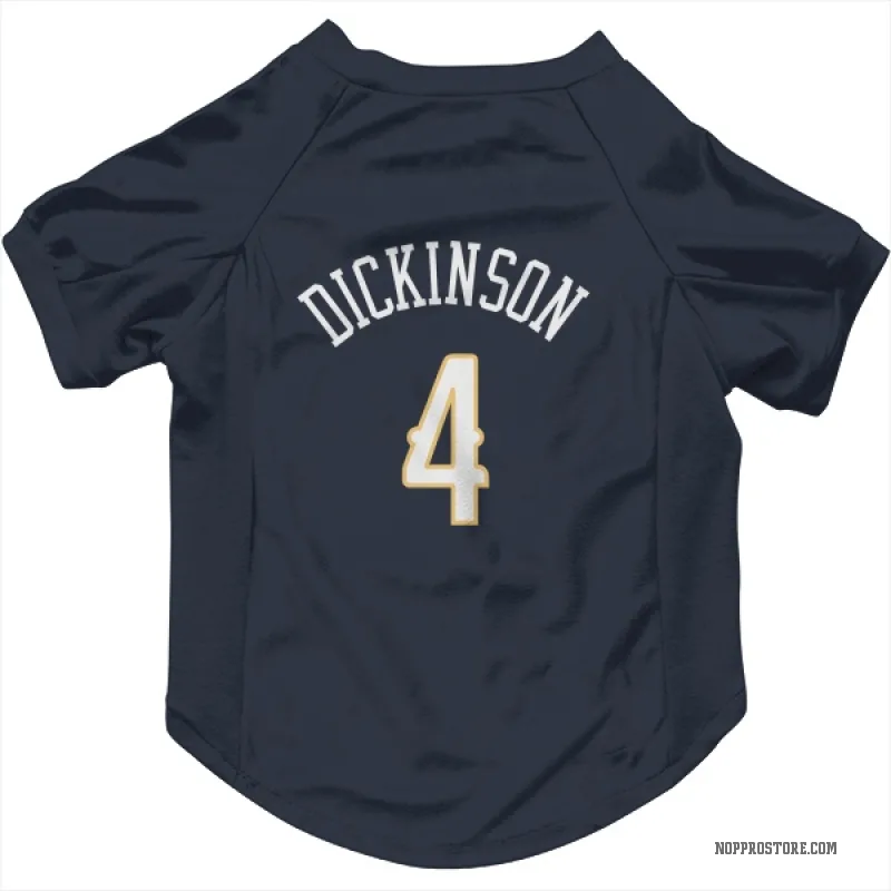 Hunter Dickinson  Navy New Orleans Pelicans  Cat & Dog Pet Jersey