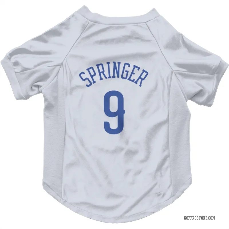 Jaden Springer  Blue New Orleans Pelicans   White  Cat & Dog Pet Jersey