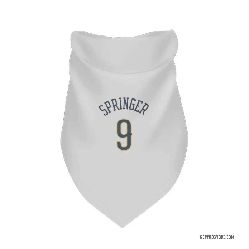 Jaden Springer  White New Orleans Pelicans  Cat & Dog Pet Bandana