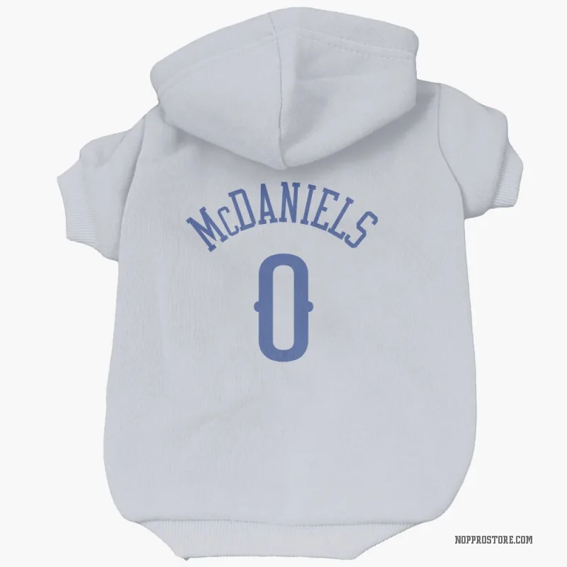 Jalen McDaniels  Blue New Orleans Pelicans   White  Cat & Dog Pet Hoodie
