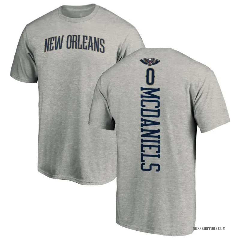 Jalen McDaniels Youth New Orleans Pelicans Ash Backer T-Shirt