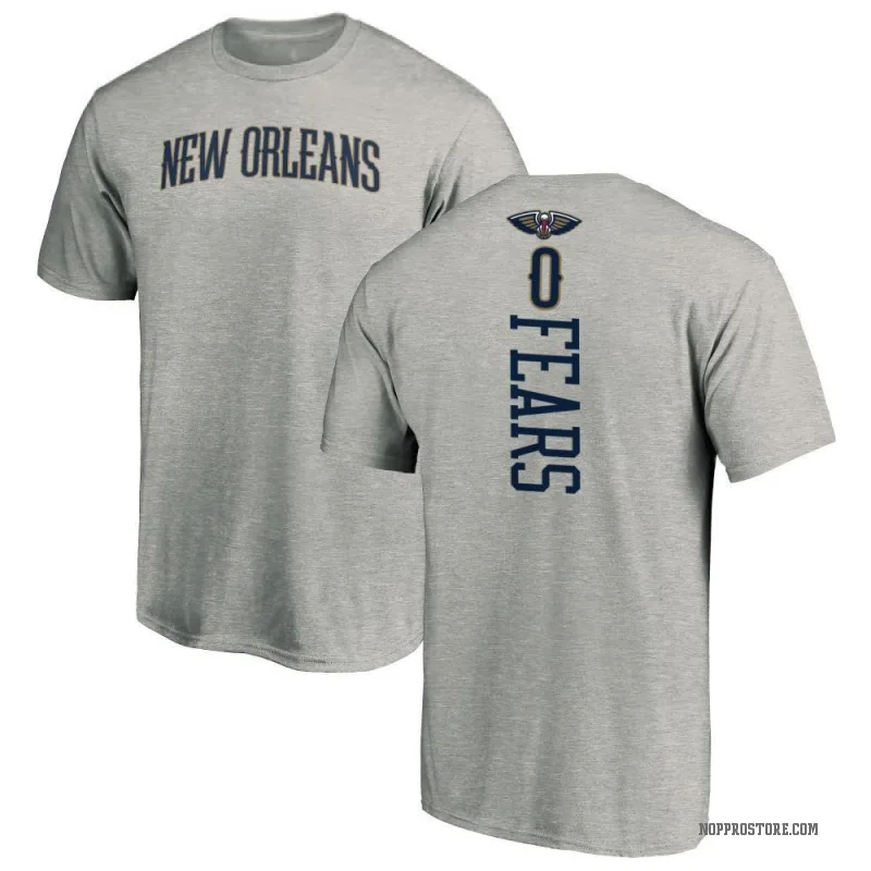 Jeremiah Fears Men's New Orleans Pelicans Ash Backer T-Shirt