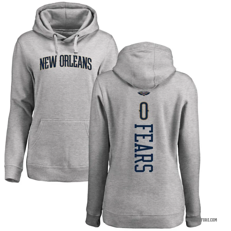 Jeremiah Fears Women's New Orleans Pelicans Branded Ash Backer Pullover Hoodie