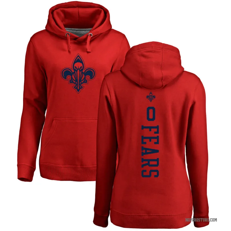 Jeremiah Fears Women's Red New Orleans Pelicans Branded One Color Backer Pullover Hoodie