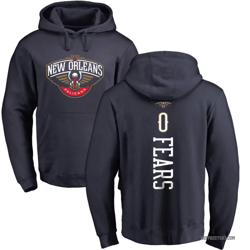 Jeremiah Fears Youth Navy New Orleans Pelicans Branded Backer Pullover Hoodie