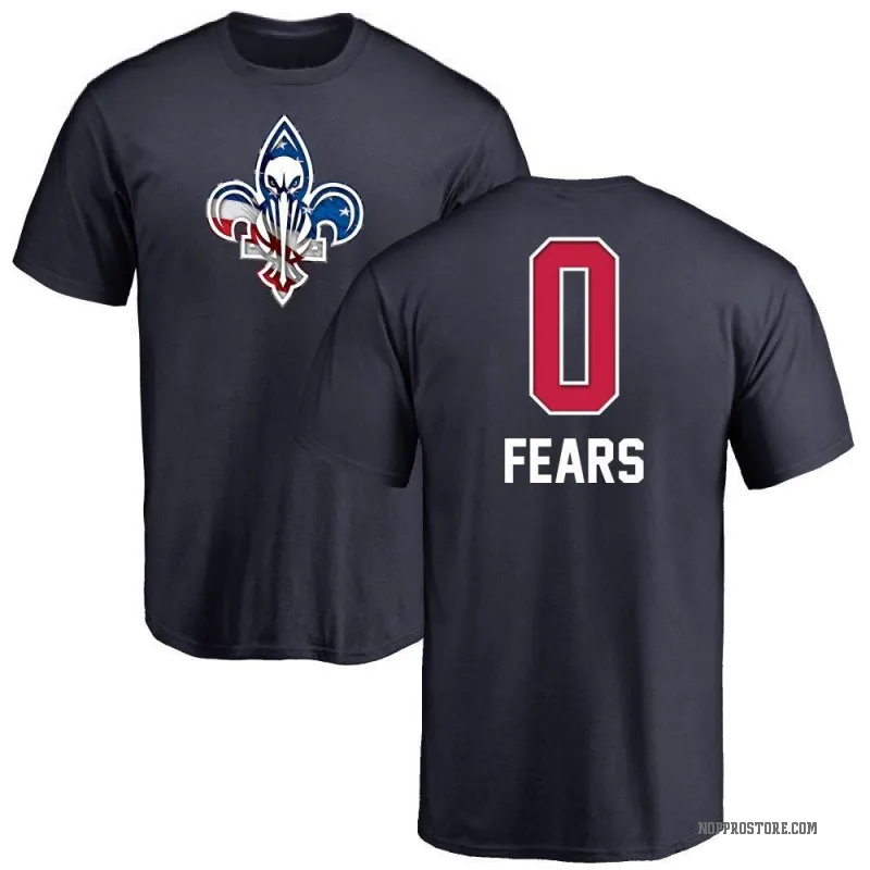 Jeremiah Fears Youth Navy New Orleans Pelicans Name and Number Banner Wave T-Shirt