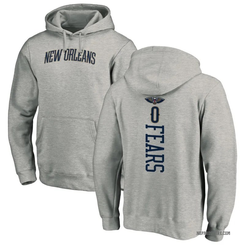 Jeremiah Fears Youth New Orleans Pelicans Branded Ash Backer Pullover Hoodie
