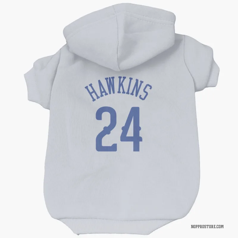 Jordan Hawkins  Blue New Orleans Pelicans   White  Cat & Dog Pet Hoodie