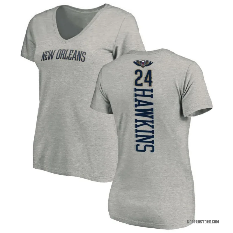 Jordan Hawkins Women's New Orleans Pelicans Ash Backer T-Shirt