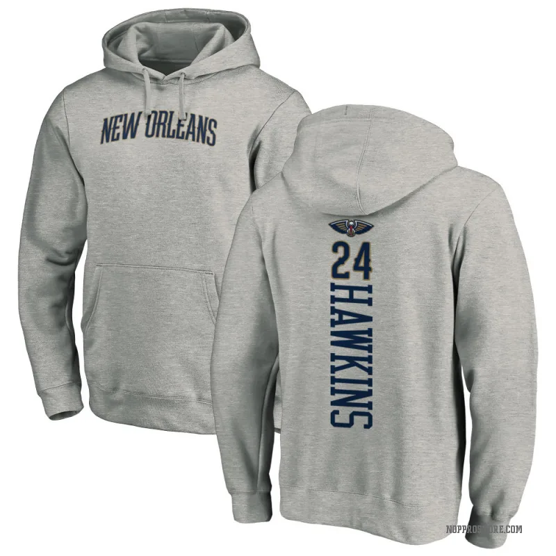 Jordan Hawkins Youth New Orleans Pelicans Branded Ash Backer Pullover Hoodie
