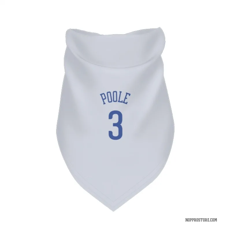 Jordan Poole  Blue New Orleans Pelicans   White  Cat & Dog Pet Bandana