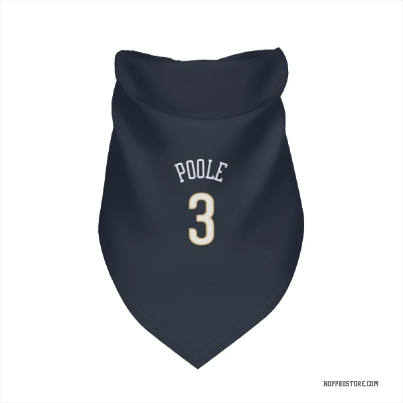 Jordan Poole  Navy New Orleans Pelicans  Cat & Dog Pet Bandana