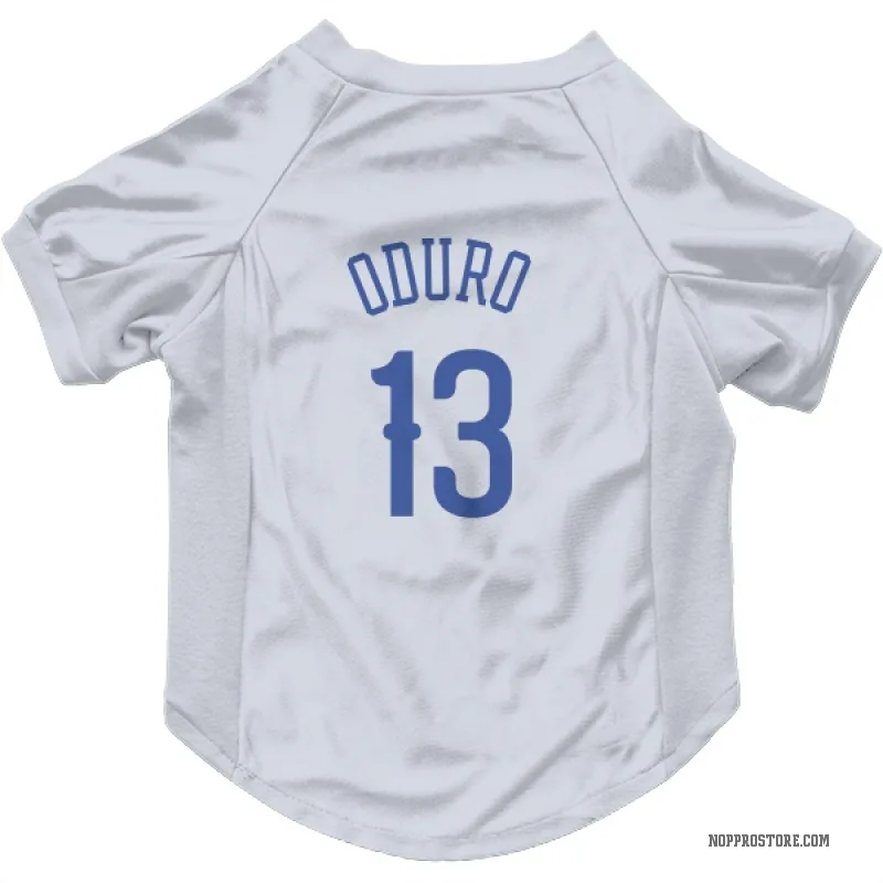 Josh Oduro  Blue New Orleans Pelicans   White  Cat & Dog Pet Jersey
