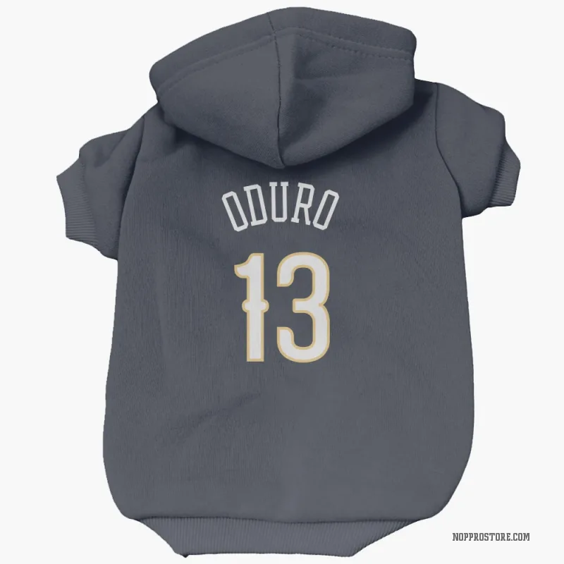 Josh Oduro  Navy New Orleans Pelicans  Cat & Dog Pet Hoodie
