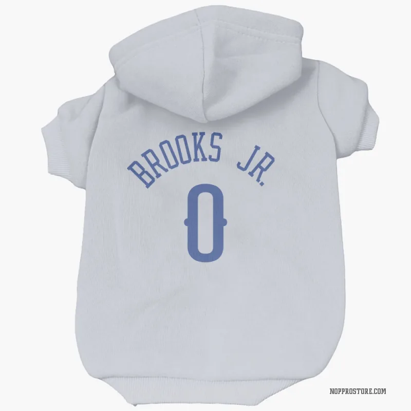 Keion Brooks Jr.  Blue New Orleans Pelicans   White  Cat & Dog Pet Hoodie