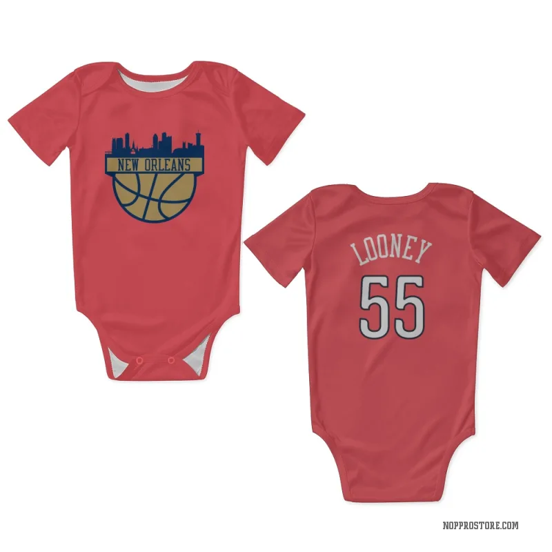 Kevon Looney  Red New Orleans Pelicans  Newborn & Infant Bodysuit