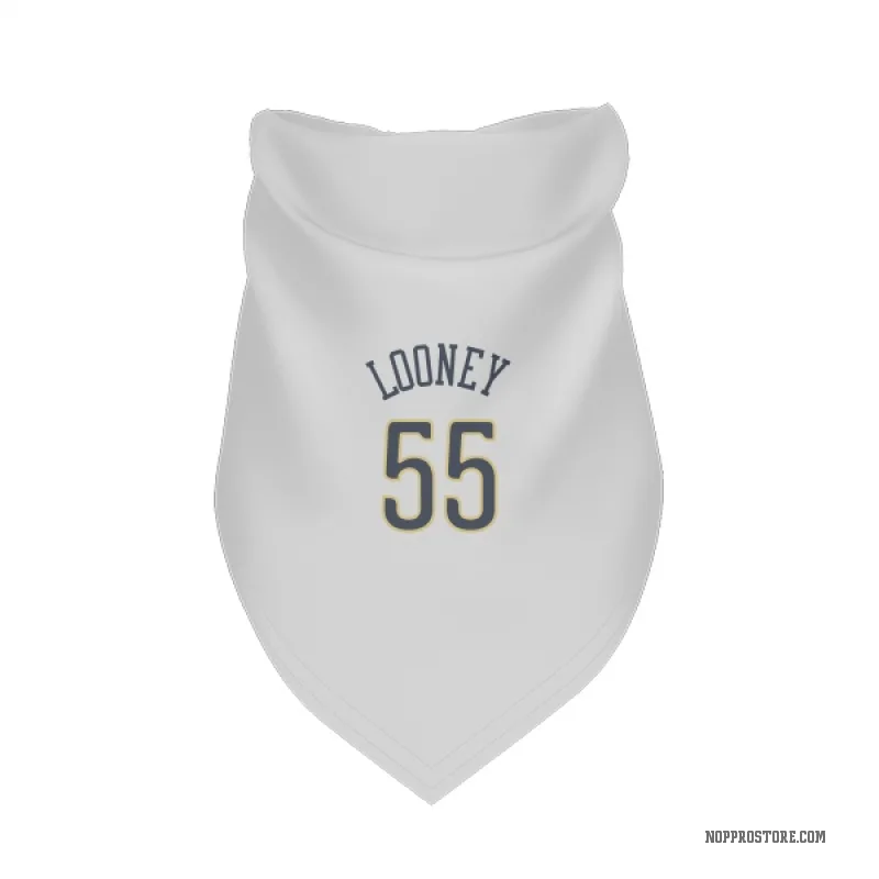 Kevon Looney  White New Orleans Pelicans  Cat & Dog Pet Bandana