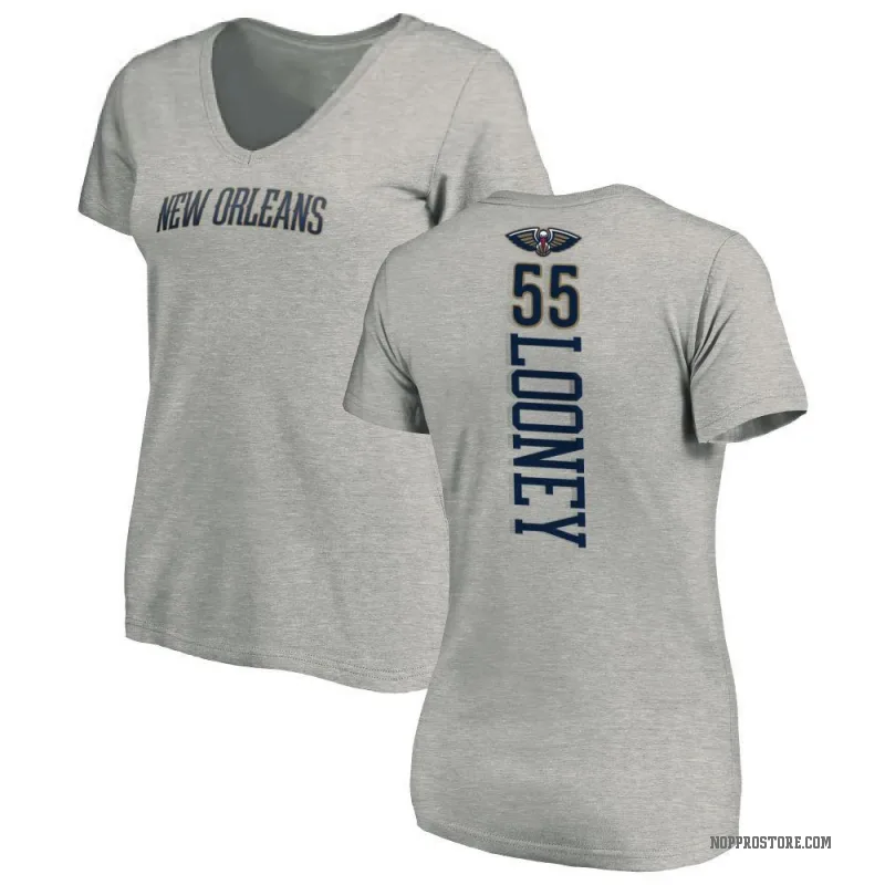 Kevon Looney Women's New Orleans Pelicans Ash Backer T-Shirt