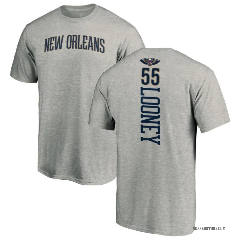 Kevon Looney Youth New Orleans Pelicans Ash Backer T-Shirt