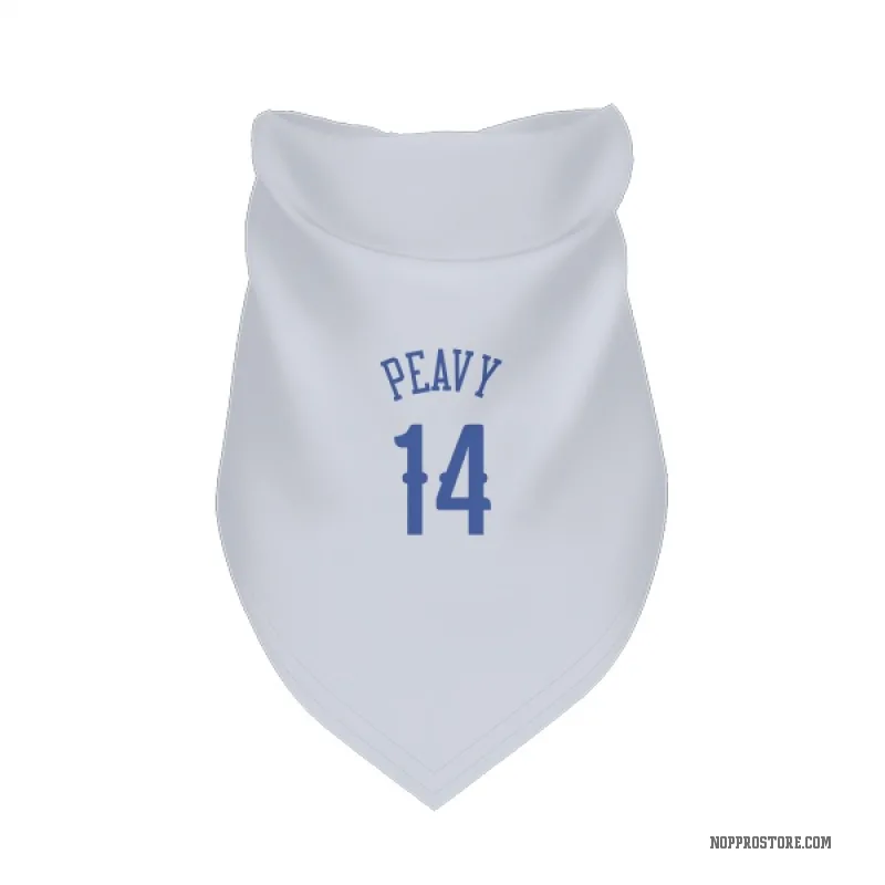 Micah Peavy  Blue New Orleans Pelicans   White  Cat & Dog Pet Bandana