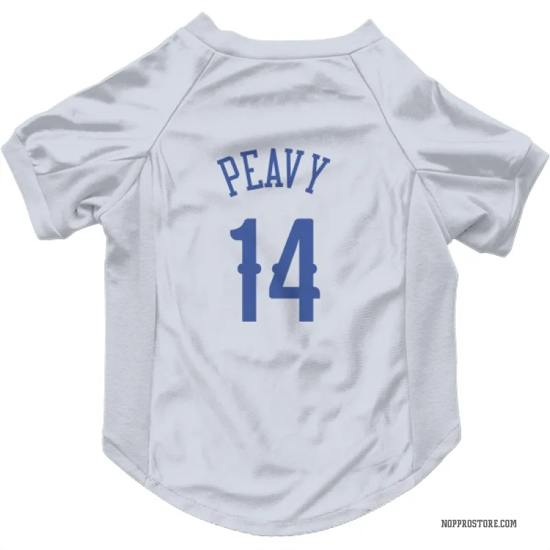Micah Peavy  Blue New Orleans Pelicans   White  Cat & Dog Pet Jersey