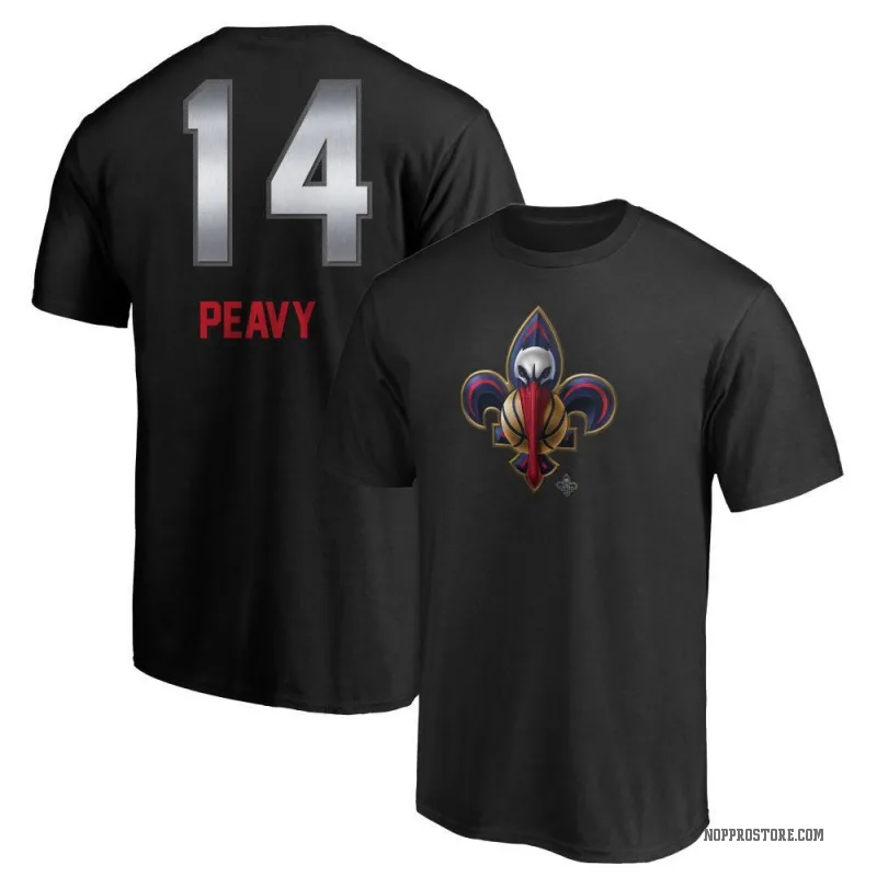 Micah Peavy Men's Black New Orleans Pelicans Midnight Mascot T-Shirt