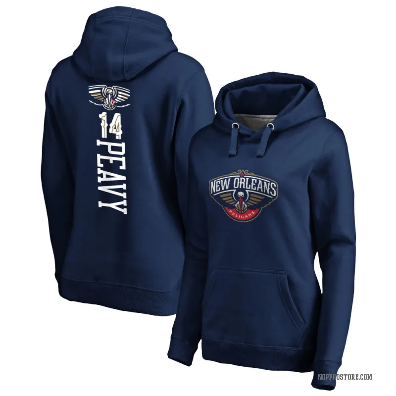 Micah Peavy Women's Navy New Orleans Pelicans Branded Backer Pullover Hoodie