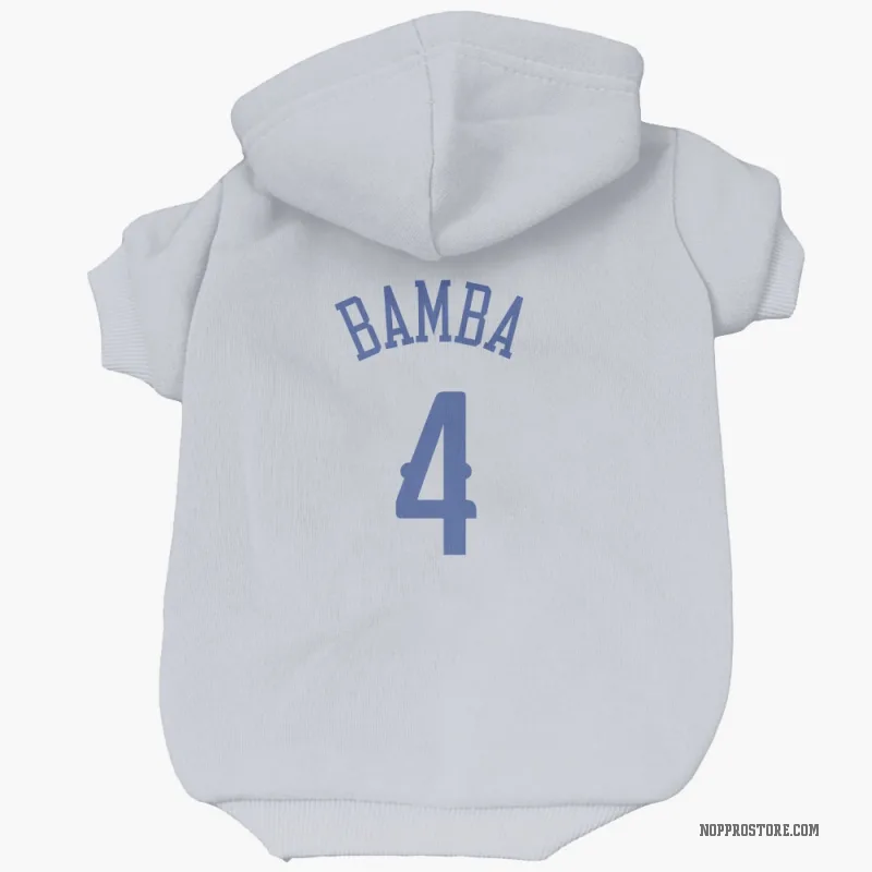 Mo Bamba  Blue New Orleans Pelicans   White  Cat & Dog Pet Hoodie