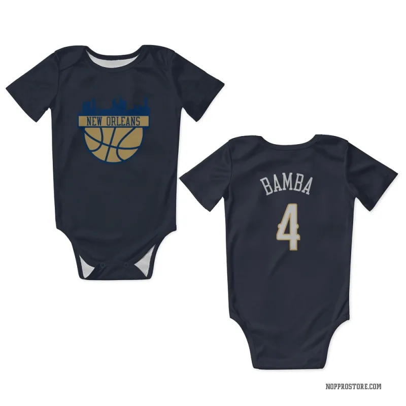 Mo Bamba  Navy New Orleans Pelicans  Newborn & Infant Bodysuit
