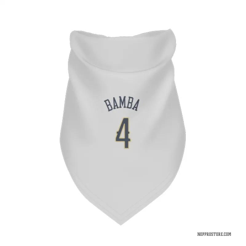 Mo Bamba  White New Orleans Pelicans  Cat & Dog Pet Bandana