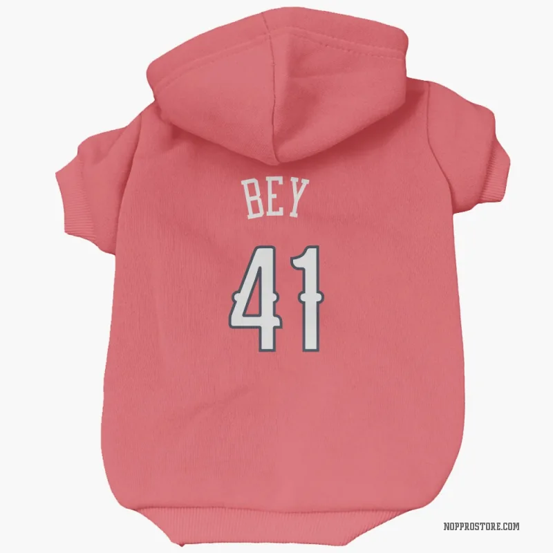 Saddiq Bey  Red New Orleans Pelicans  Cat & Dog Pet Hoodie
