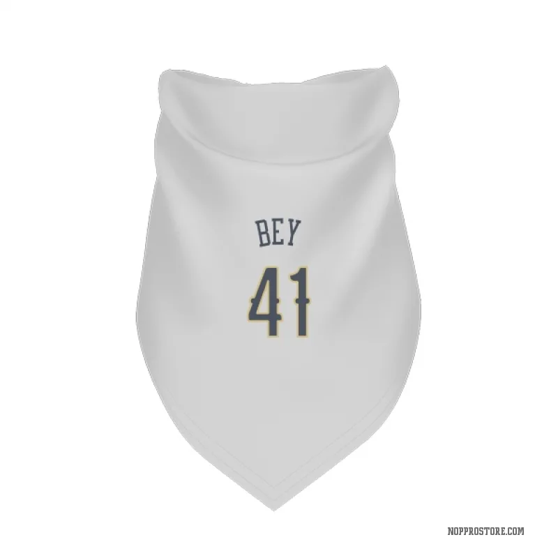 Saddiq Bey  White New Orleans Pelicans  Cat & Dog Pet Bandana