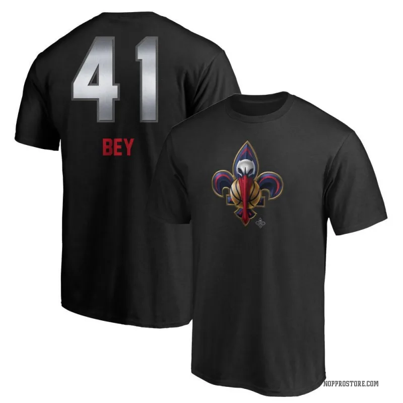 Saddiq Bey Youth Black New Orleans Pelicans Midnight Mascot T-Shirt