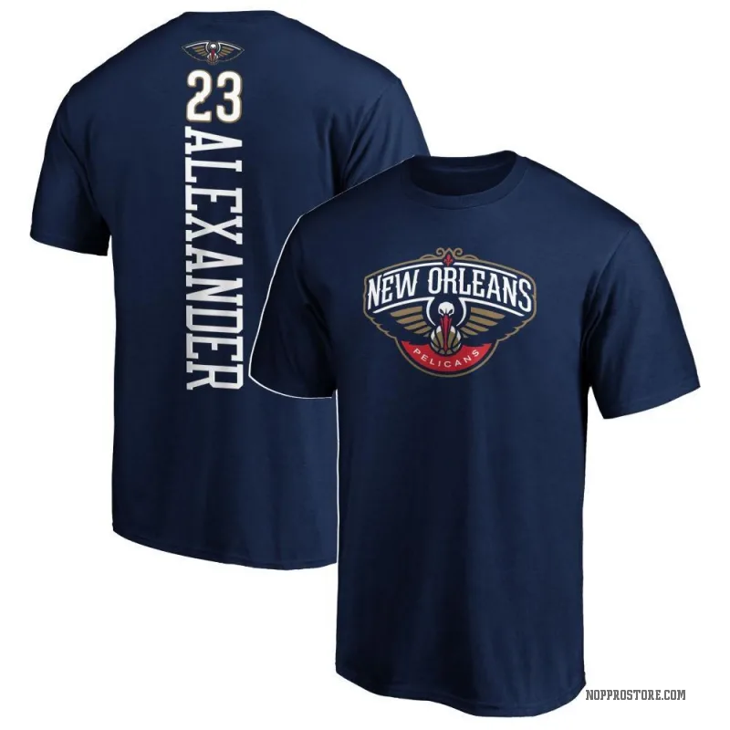 Trey Alexander Men's Navy New Orleans Pelicans Backer T-Shirt