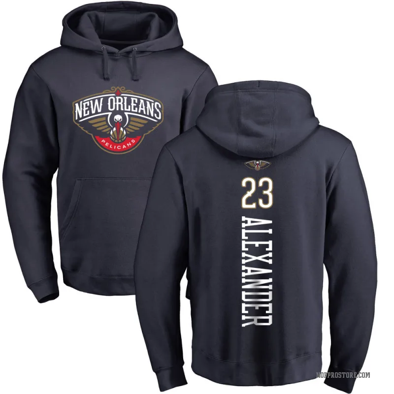 Trey Alexander Men's Navy New Orleans Pelicans Branded Backer Pullover Hoodie