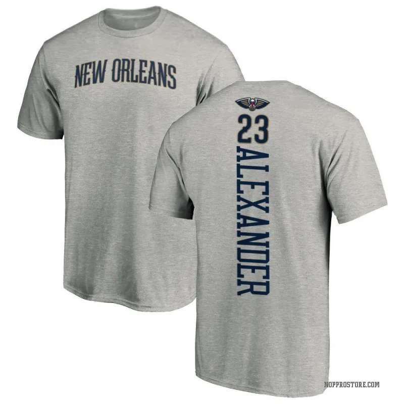 Trey Alexander Men's New Orleans Pelicans Ash Backer T-Shirt